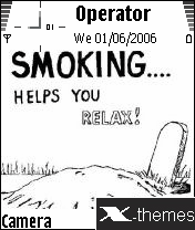 Smoking Helps You Relax Theme